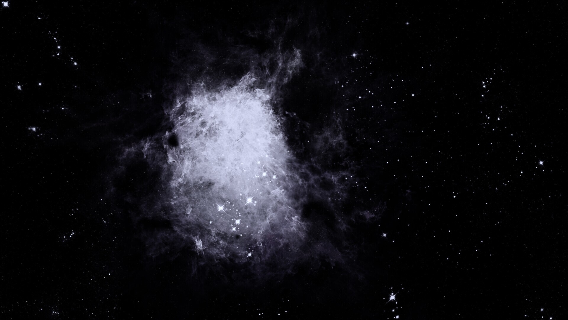 Фиолетовая туманность обои