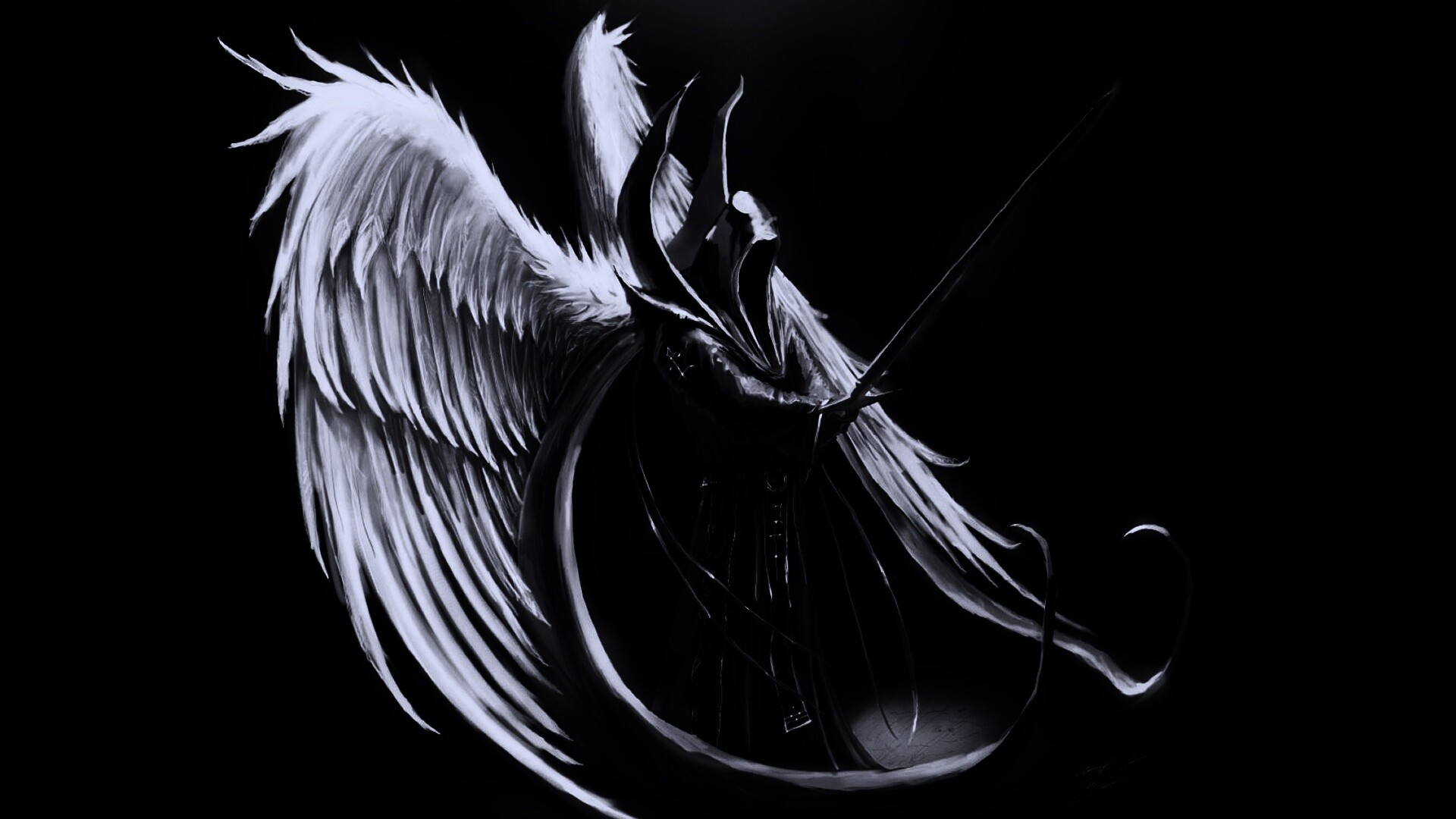 Темный ангел обои