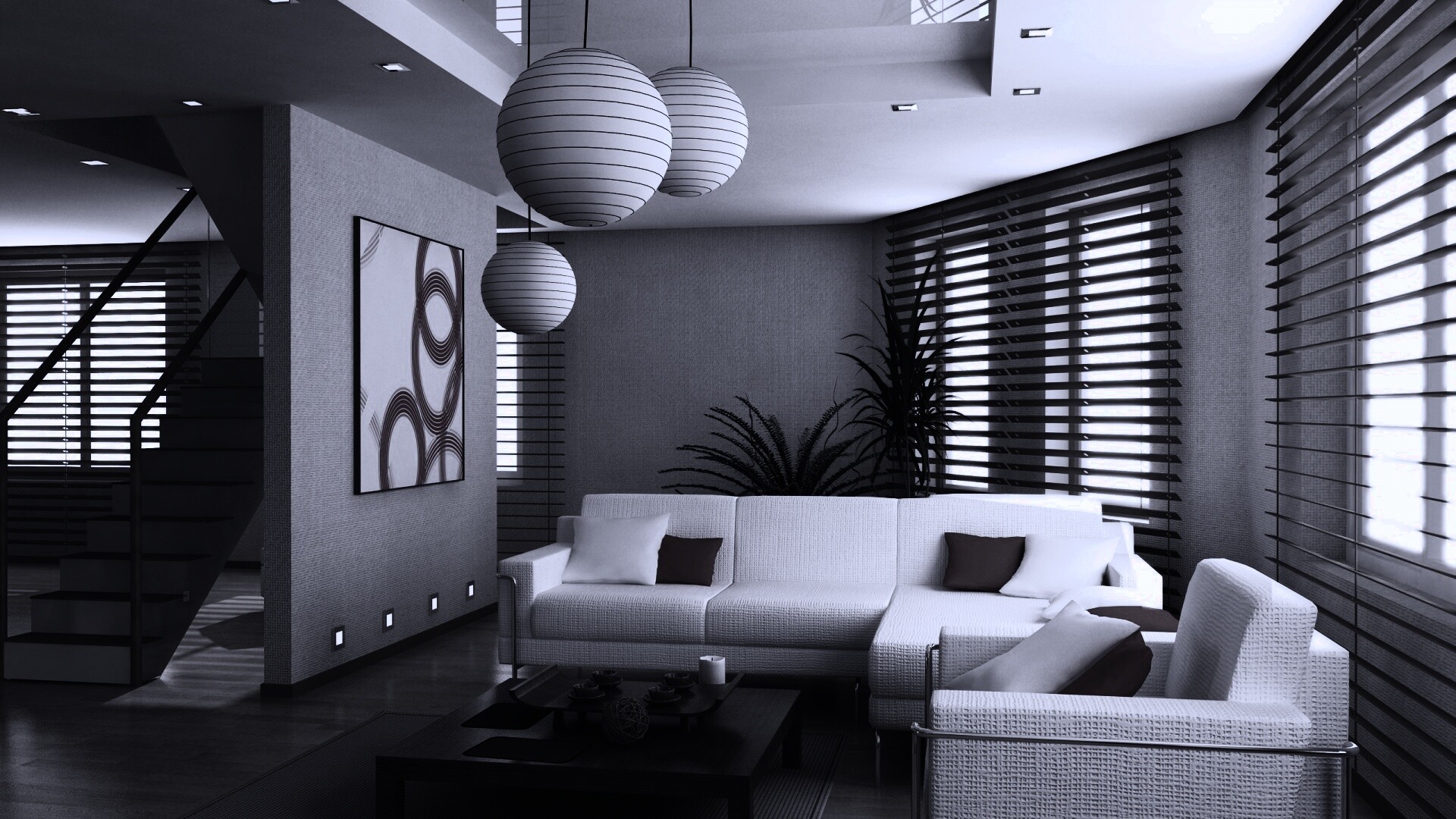 Китайская гостинная обои