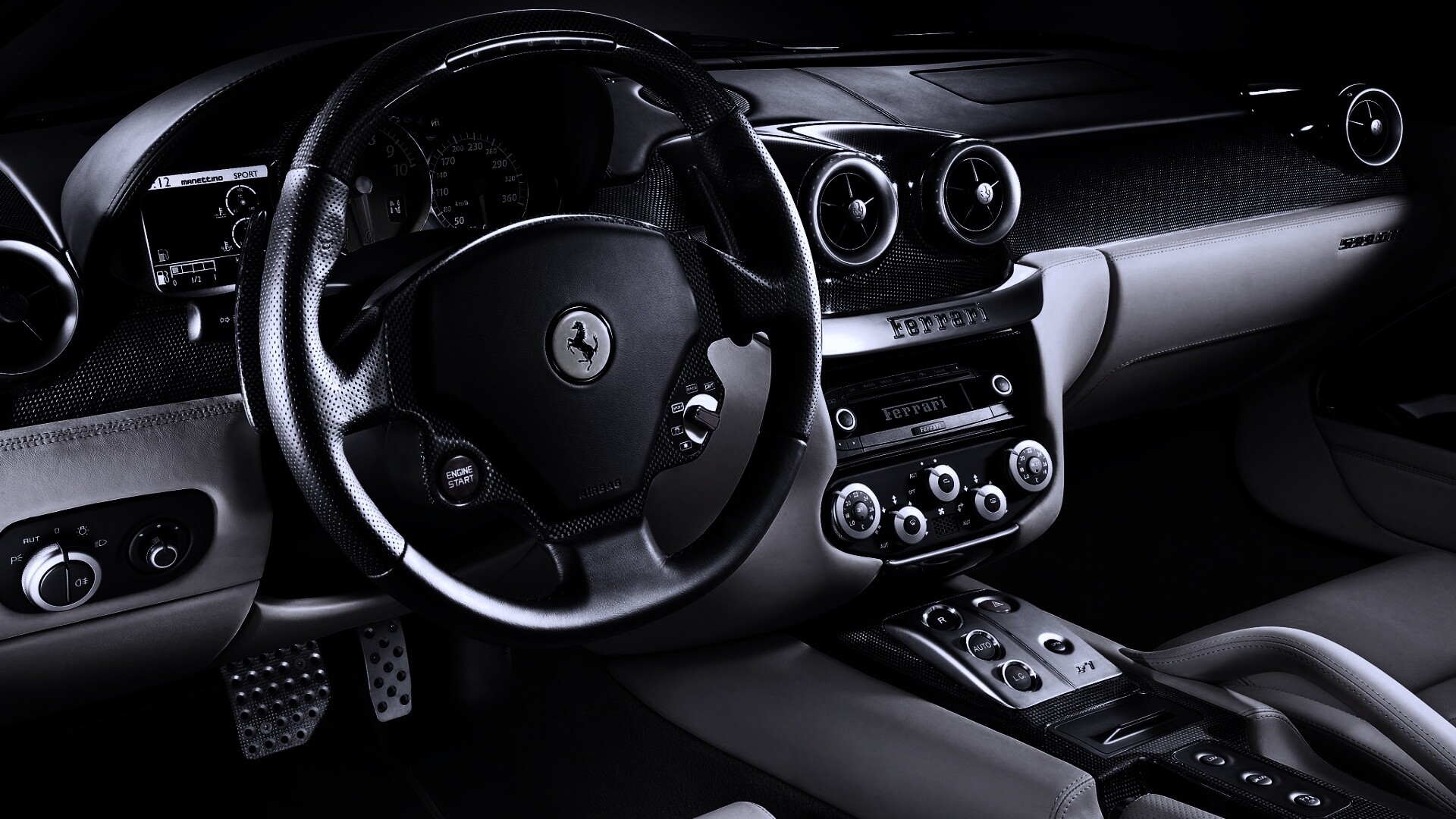 Салон феррари обои