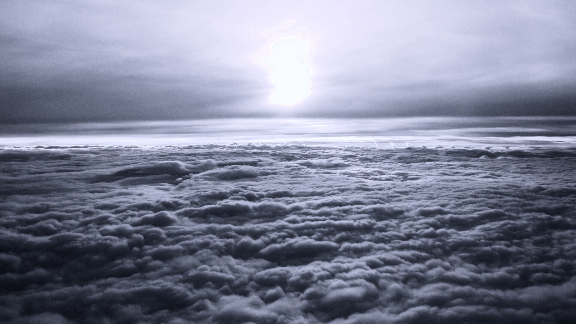 Над облаками обои