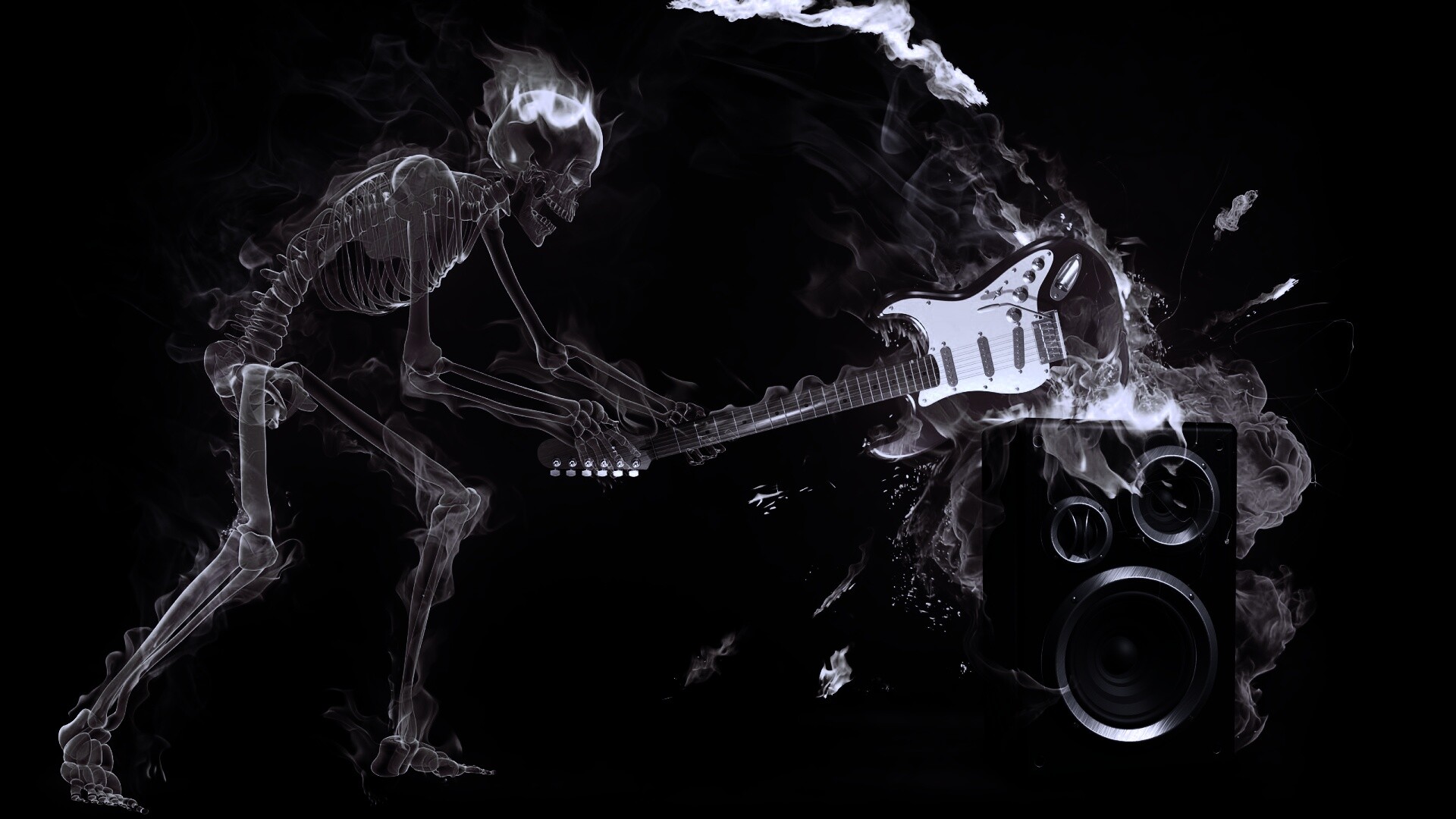 Музыка, пробирающая до костей обои