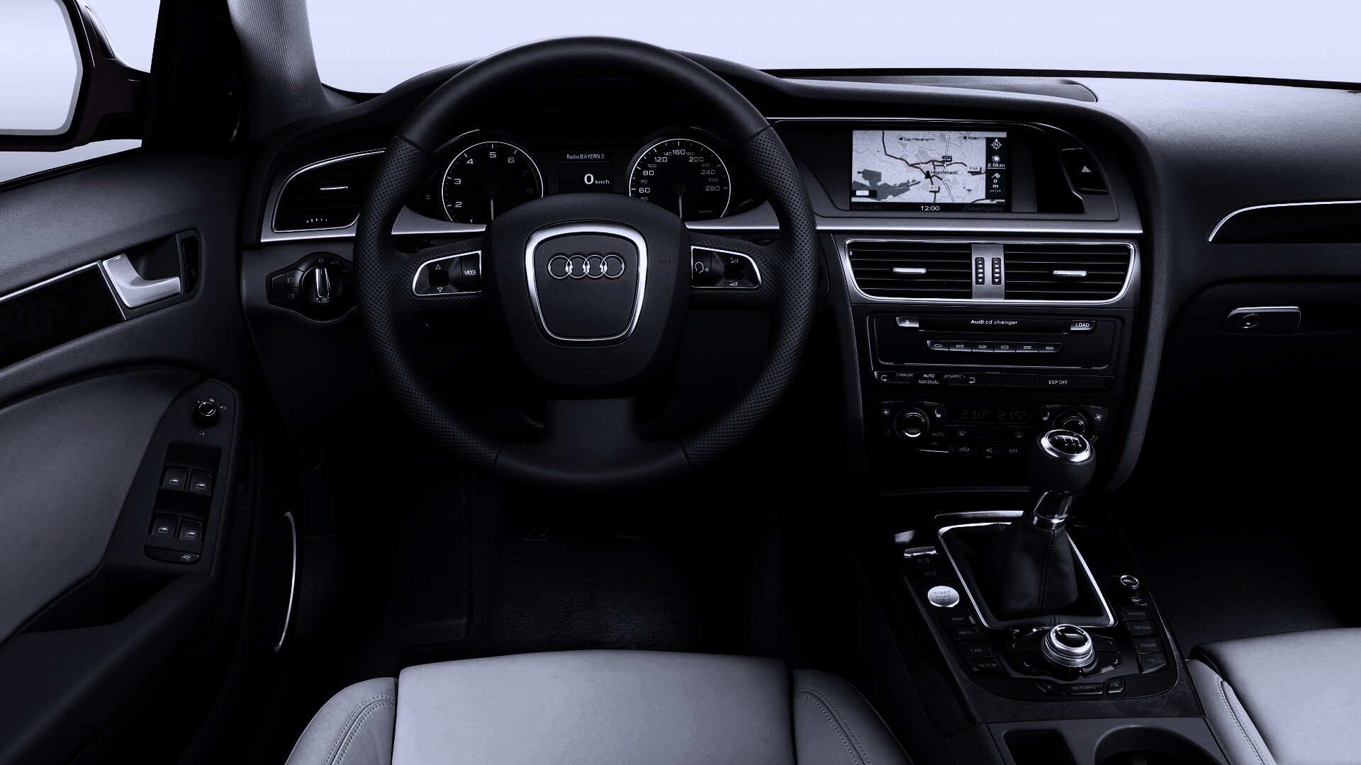 Салон ауди обои