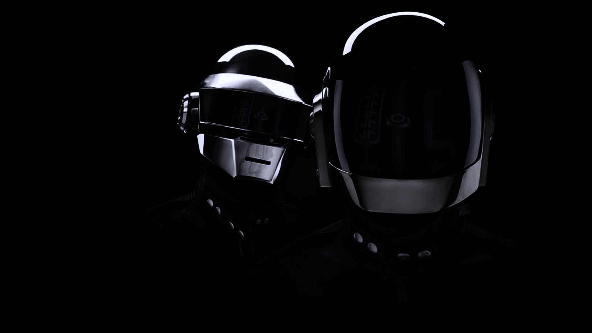 Daft Punk на темном фоне обои