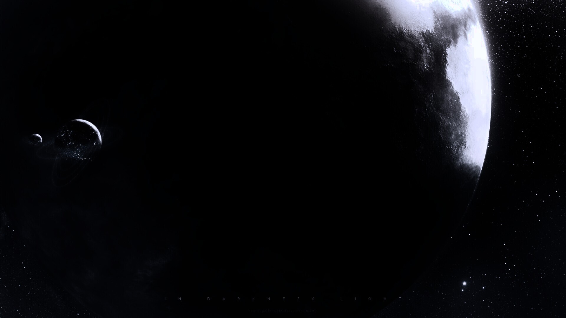 В темном свете обои