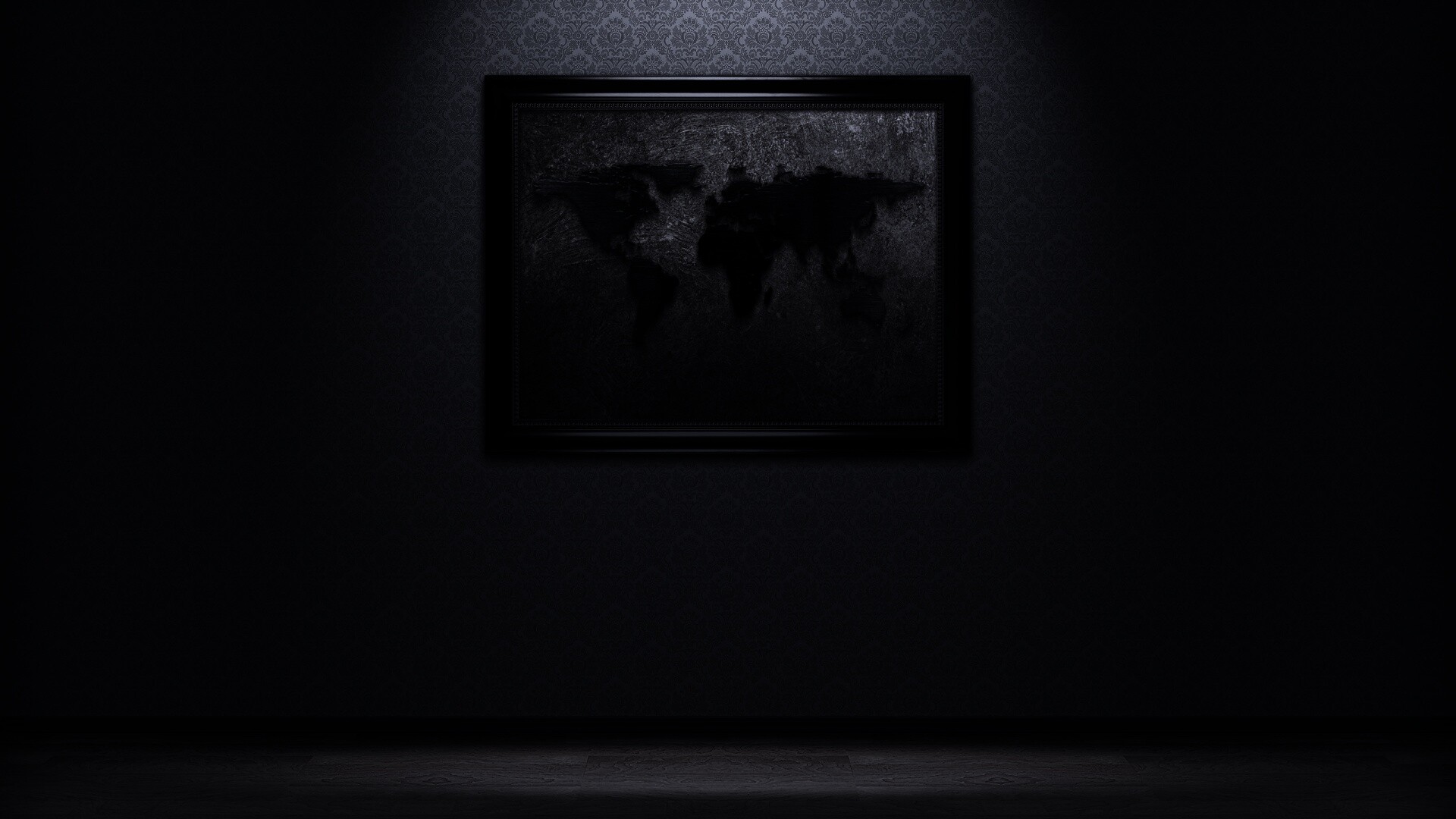 Картина с картой мира обои