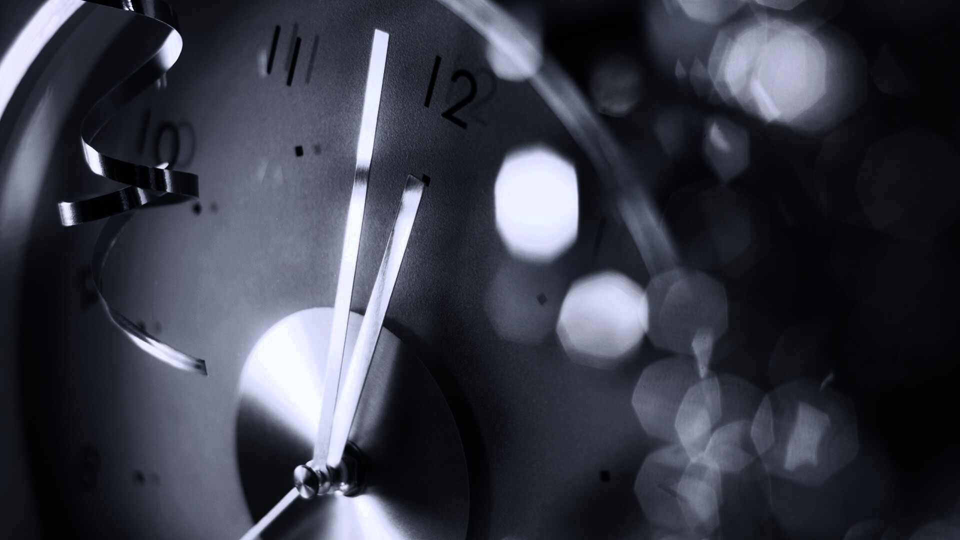 Часы в ожидании нового года обои