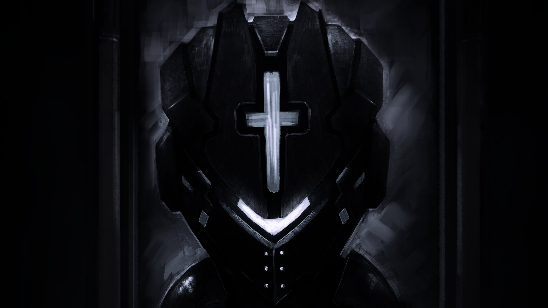 Рыцарь в стиле Dead Space обои