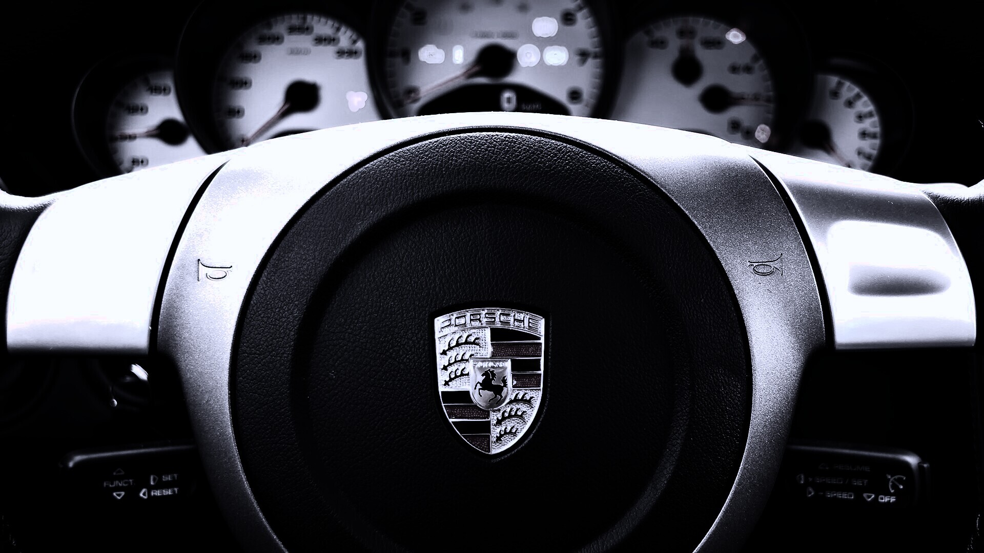 Руль Porshe обои