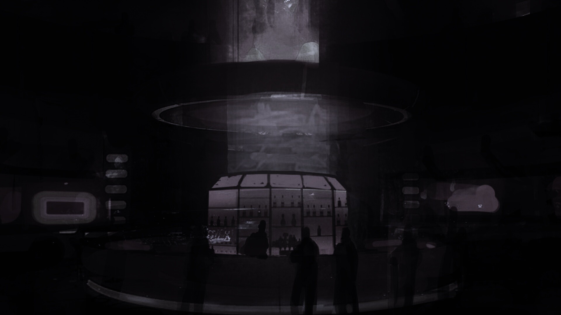 Красный бар из Mass Effect обои