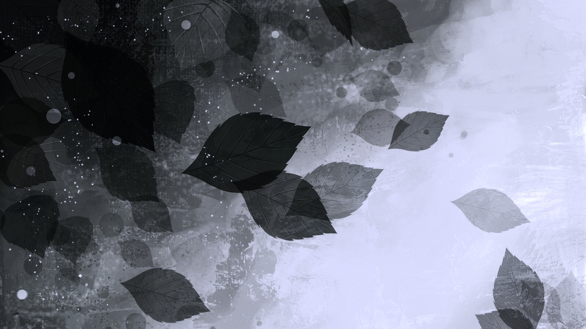 Прозрачные листья обои