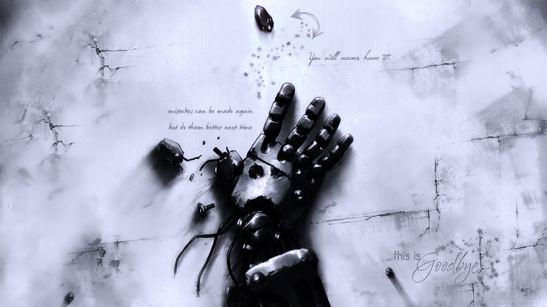 Автопротез из анимэ Стальной Алхимик обои