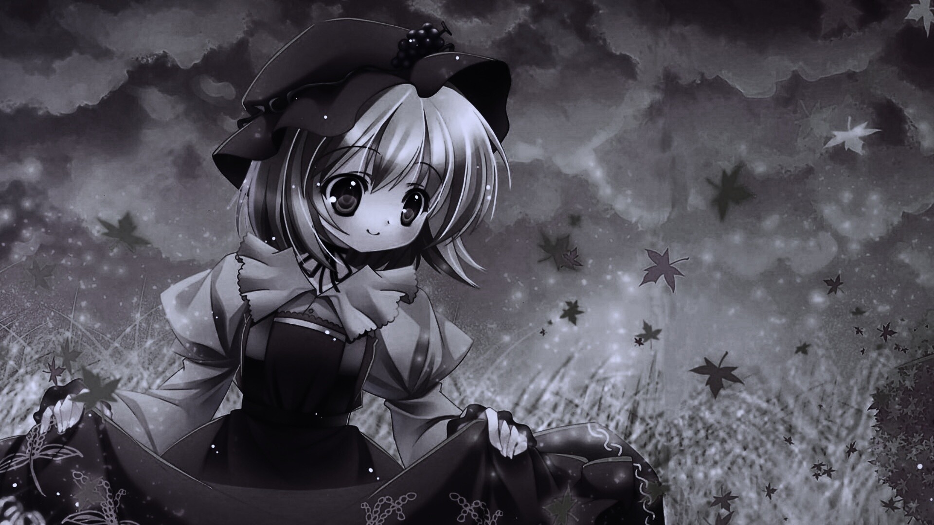 Девочка в поле обои