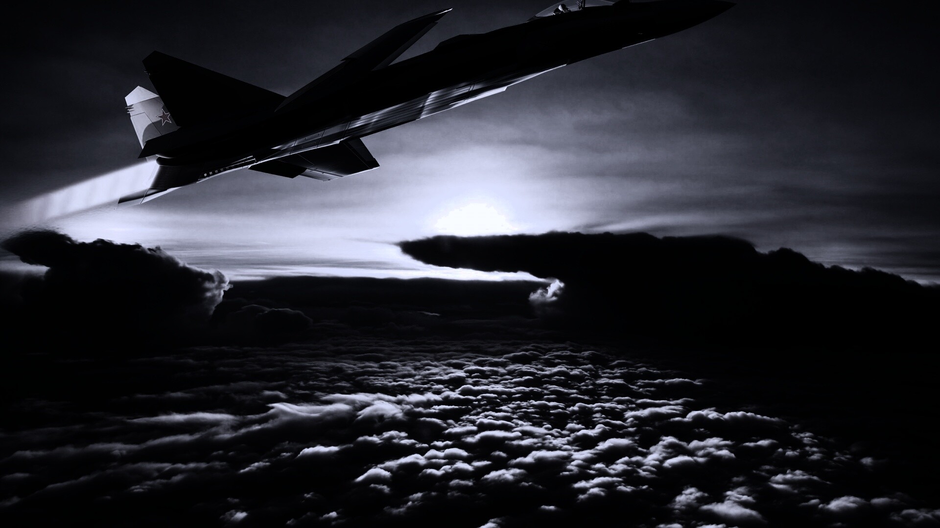 Истребители в небе обои