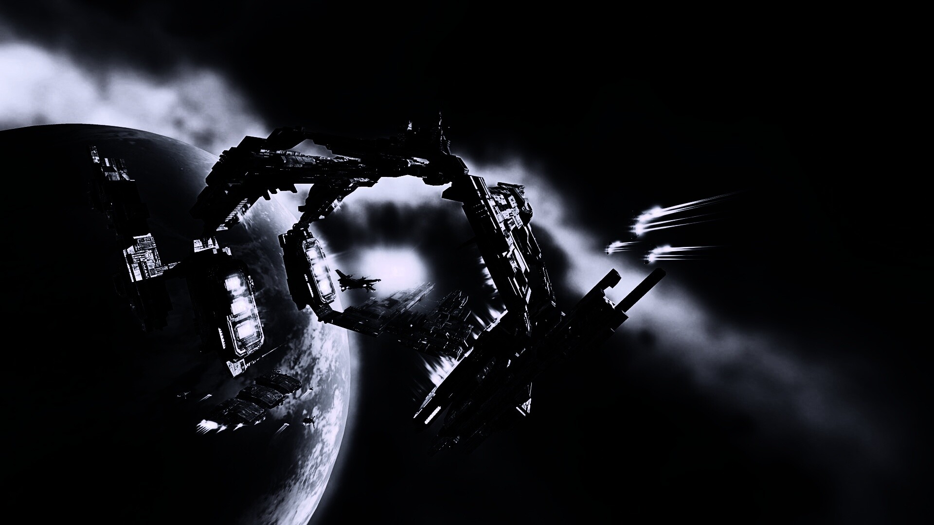 Космический корабль обои