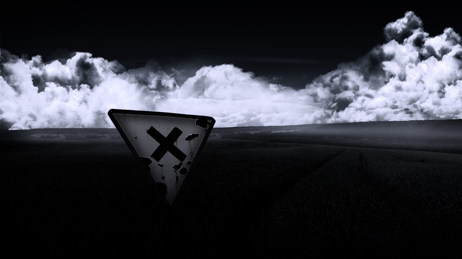 Знак с крестом обои