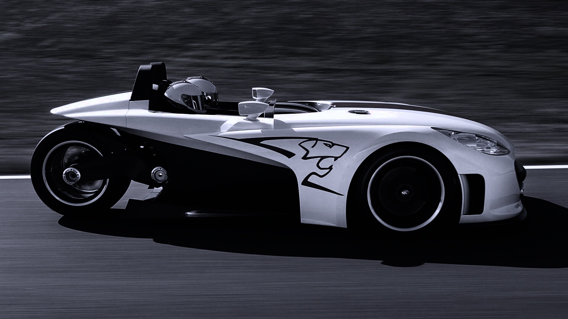 Трехколесный автомобиль обои