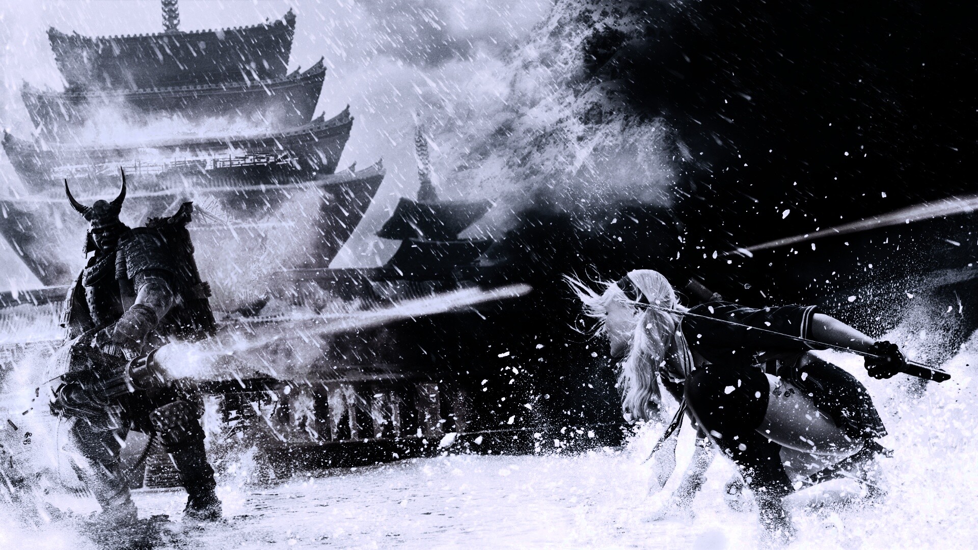 Куколка против самурая обои