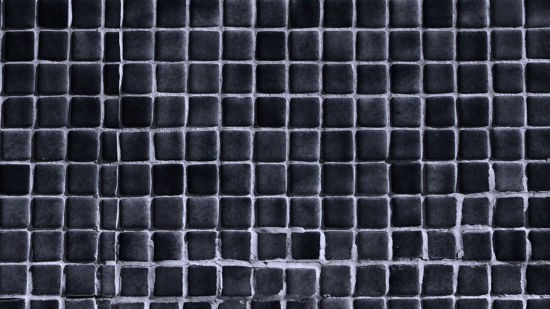 Мелкая голубая плитка обои