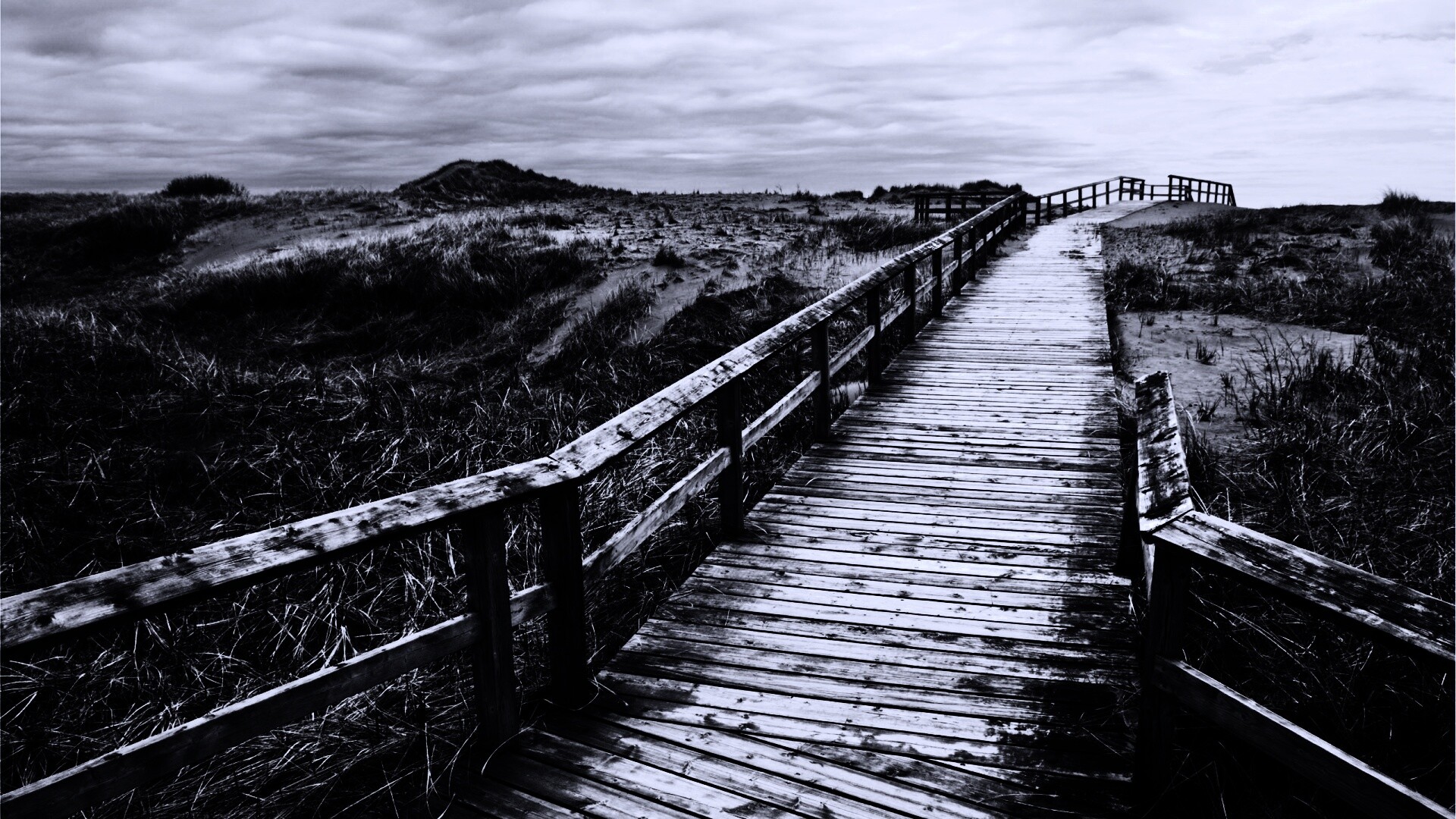 Деревянная дорога обои