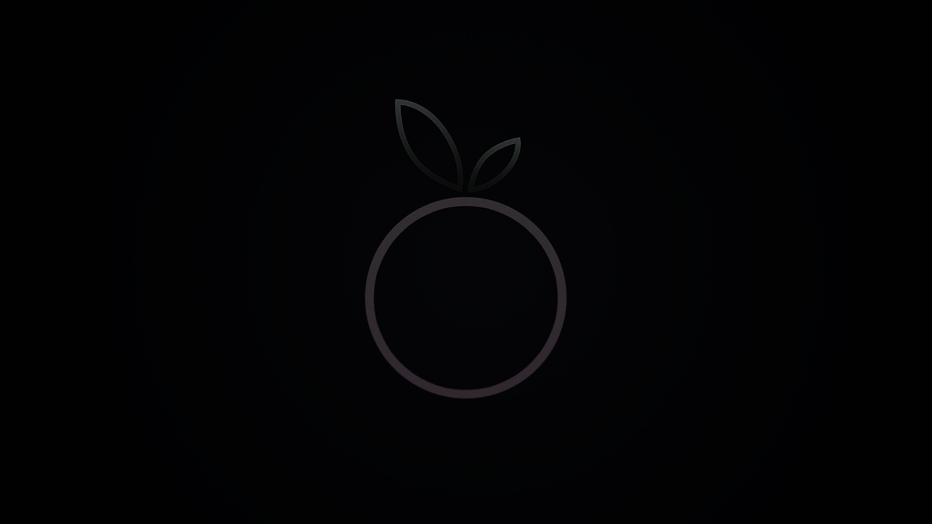 Стилизованная апельсинка обои