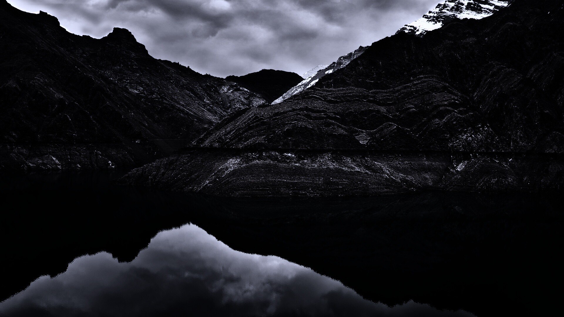 Горное озеро обои