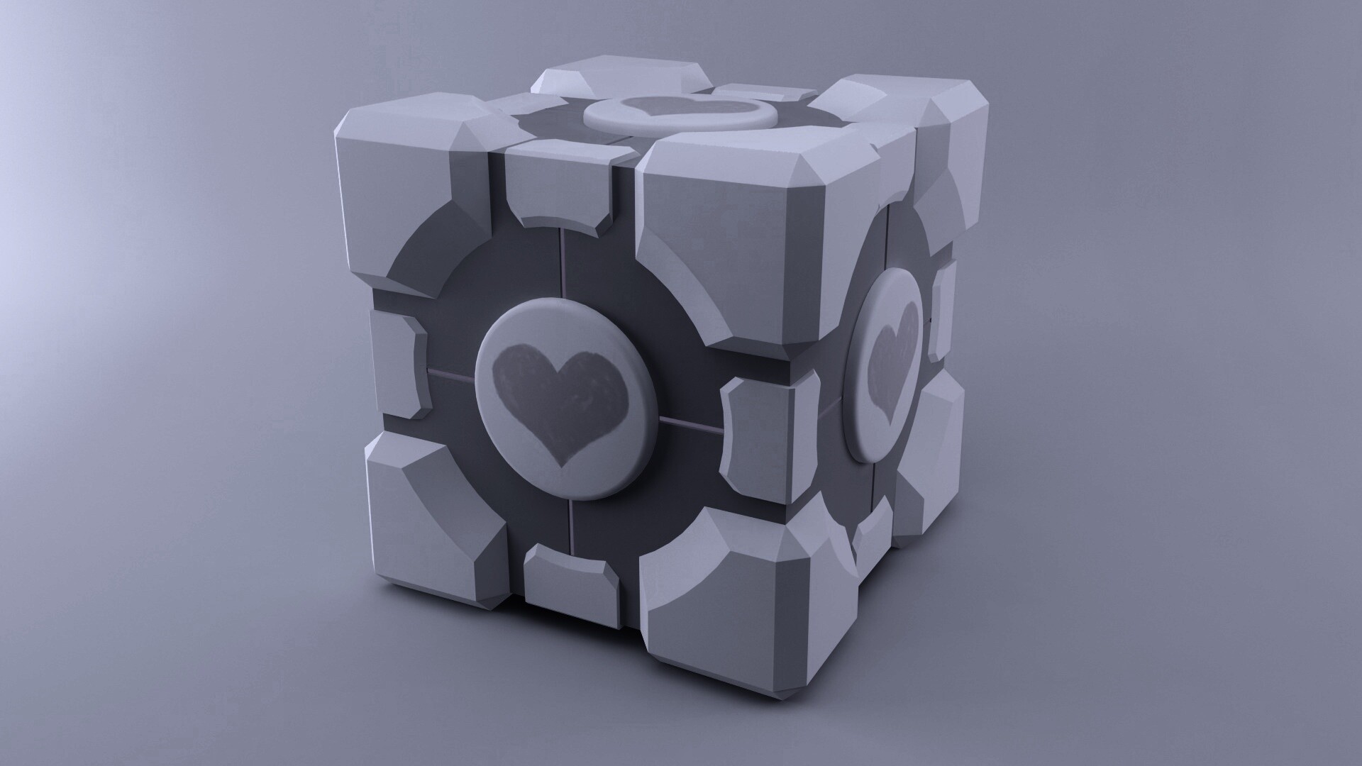 Взвешенный куб-компаньон обои