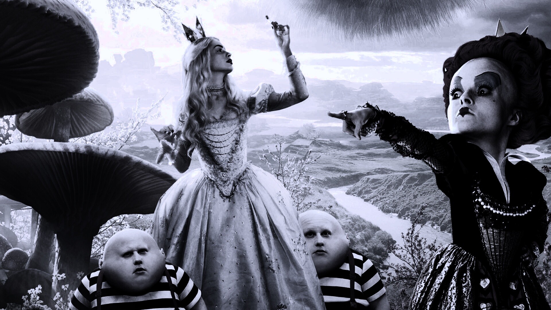 Персонажи из "Алиса в стране Чудес" обои