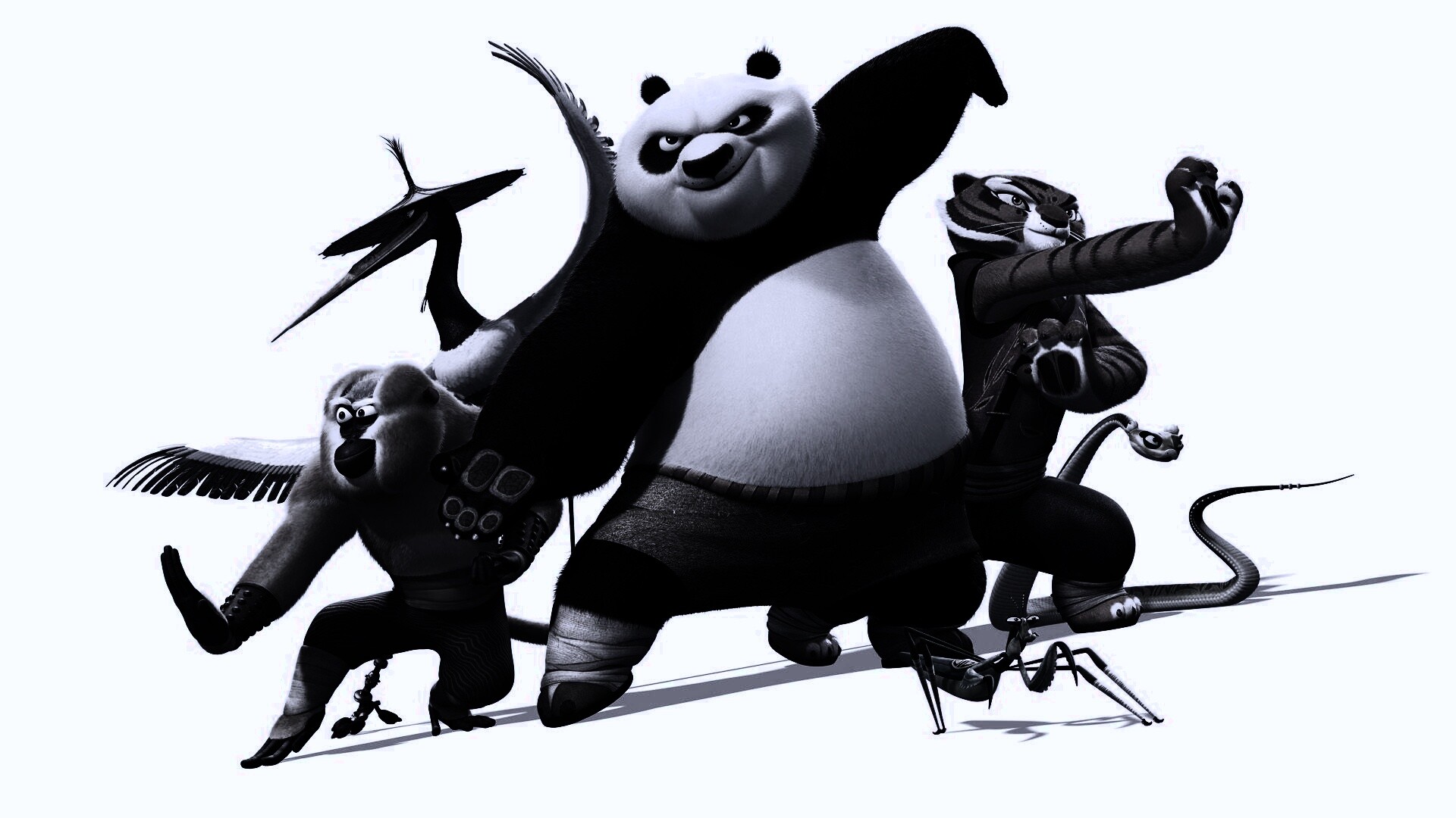 Герои Кунг-фу панда обои