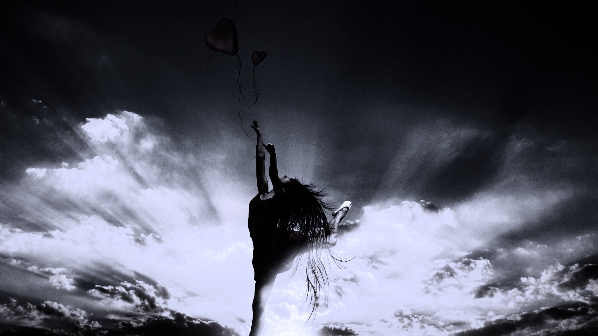 Отпускаяю сердце в небеса обои