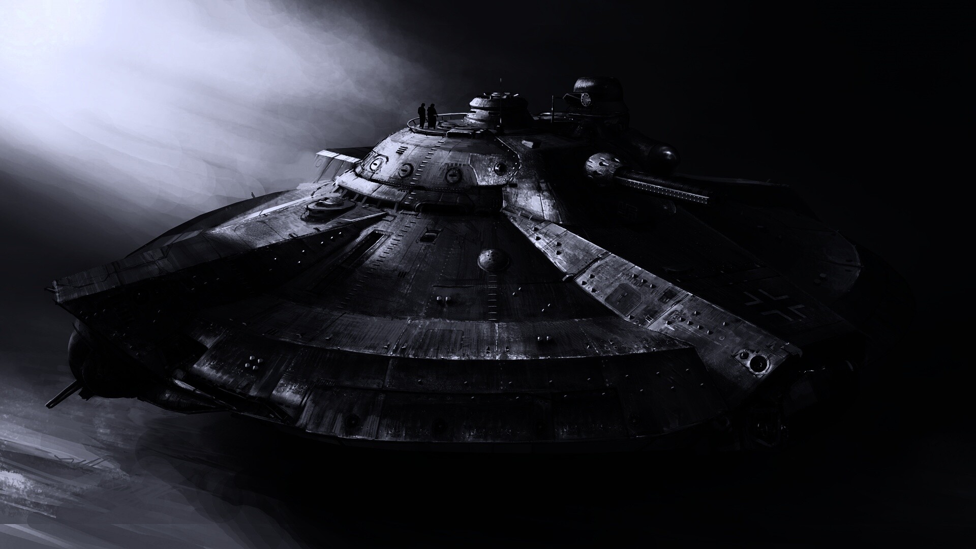 Летающая тарелка. Разработка Рейха. обои