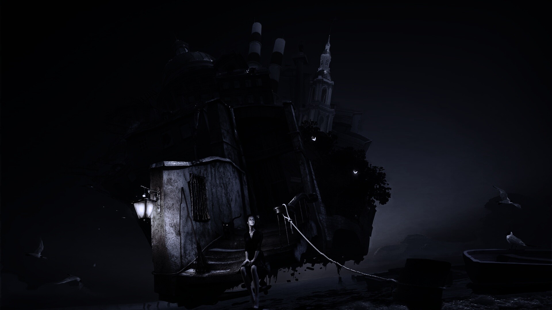 Мрачный Питер обои