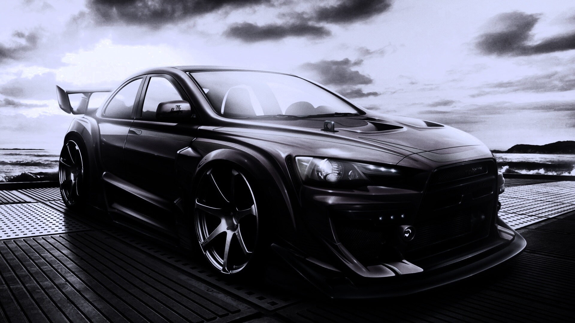 Mitsubishi тюнингованная обои