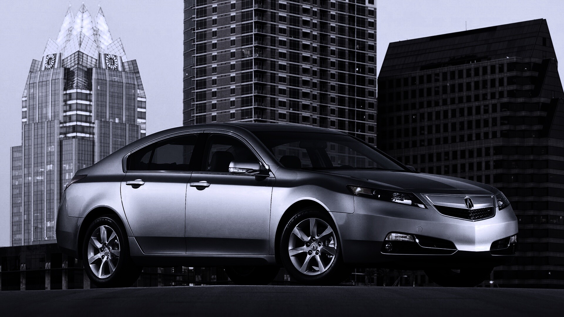 Acura  в городе обои