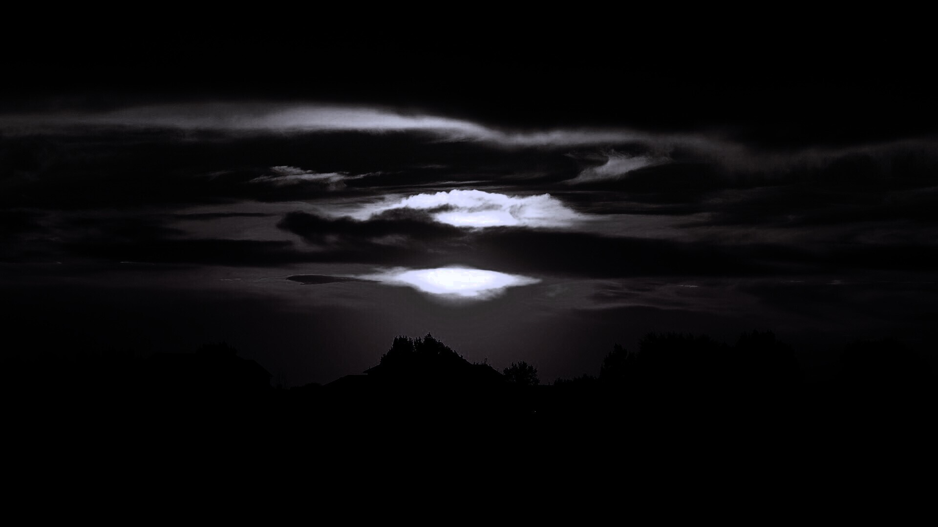 Оранжевый закат обои