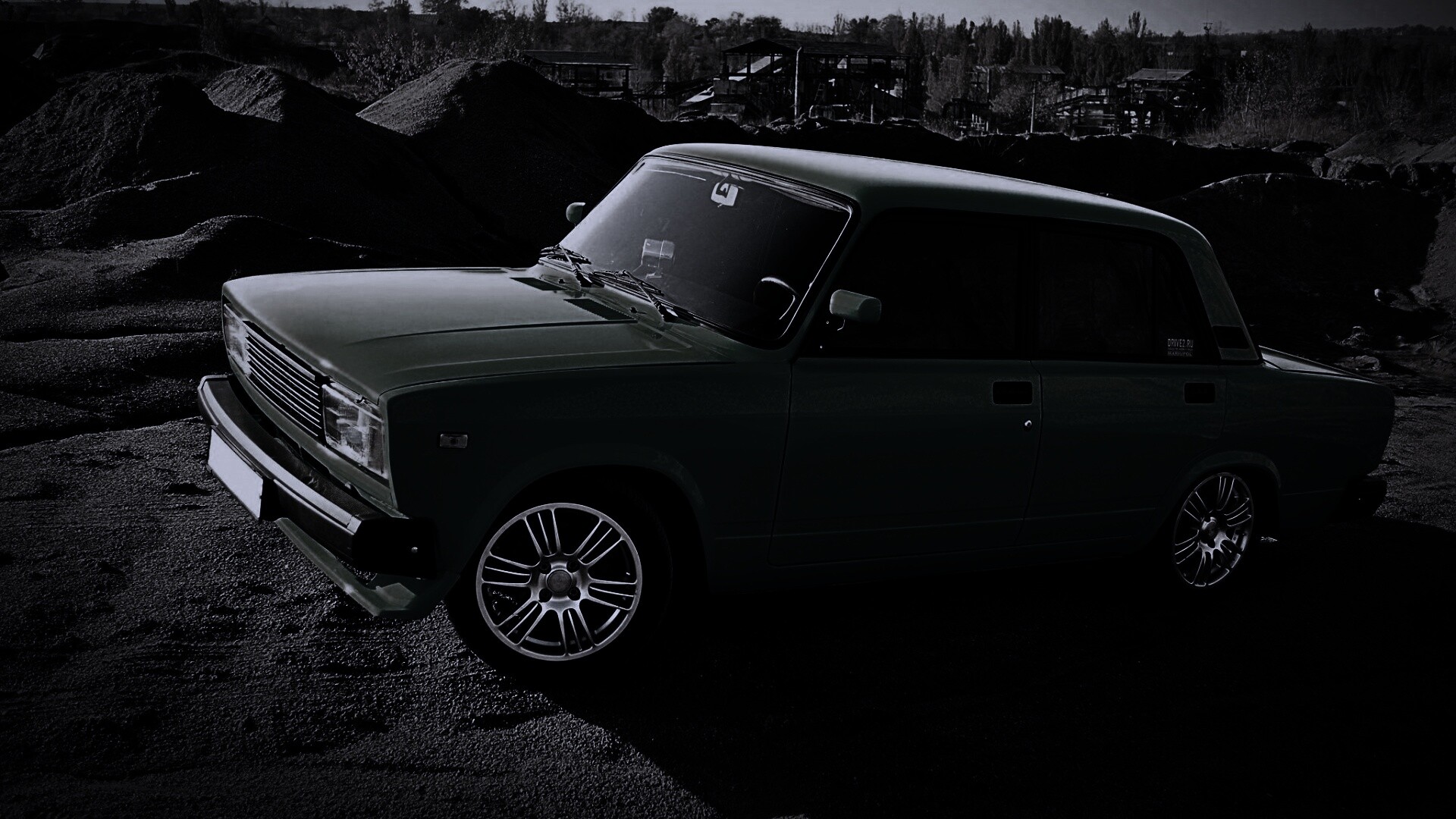 Кислотные жигули обои