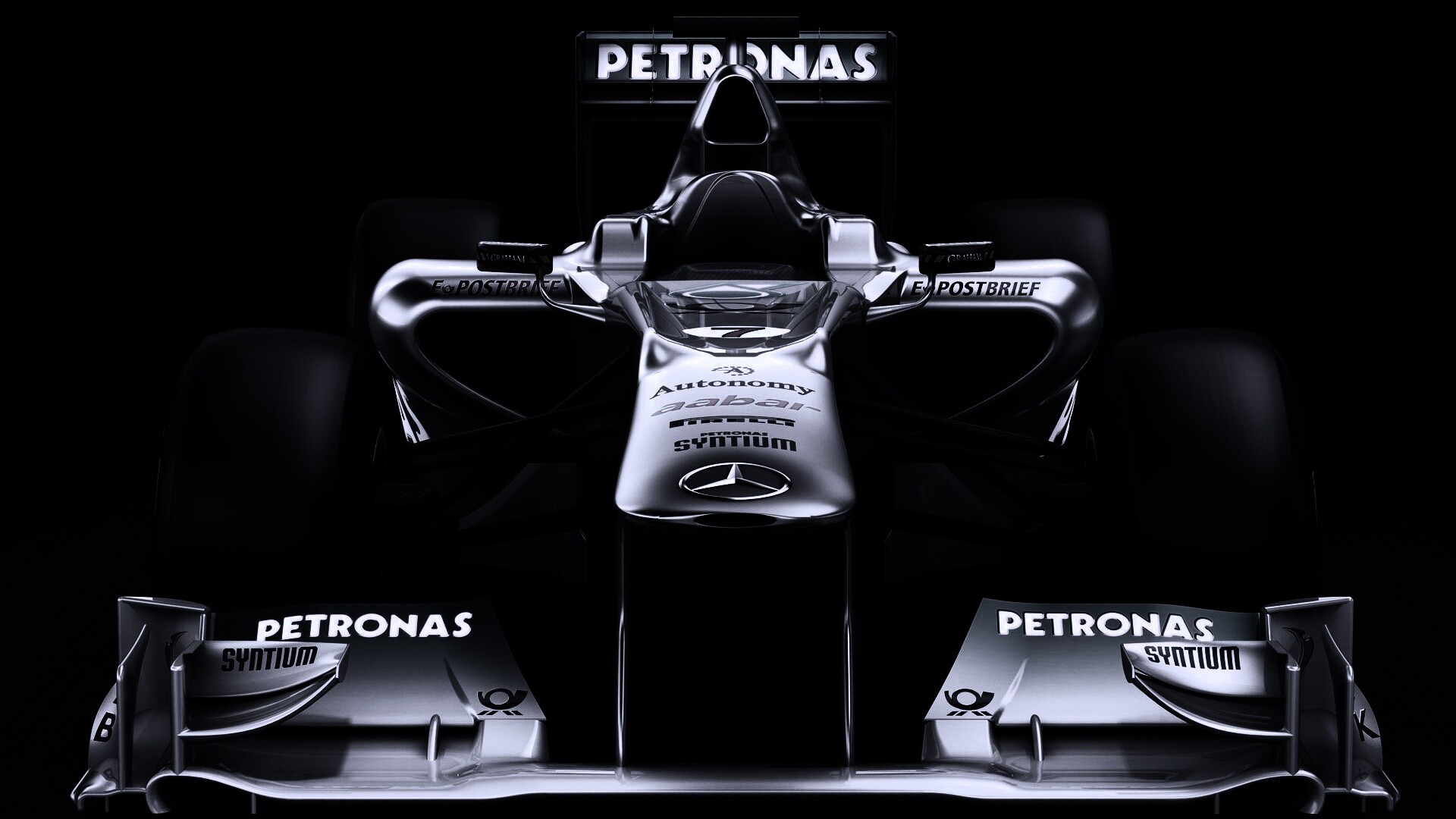 Болид Мерседес обои