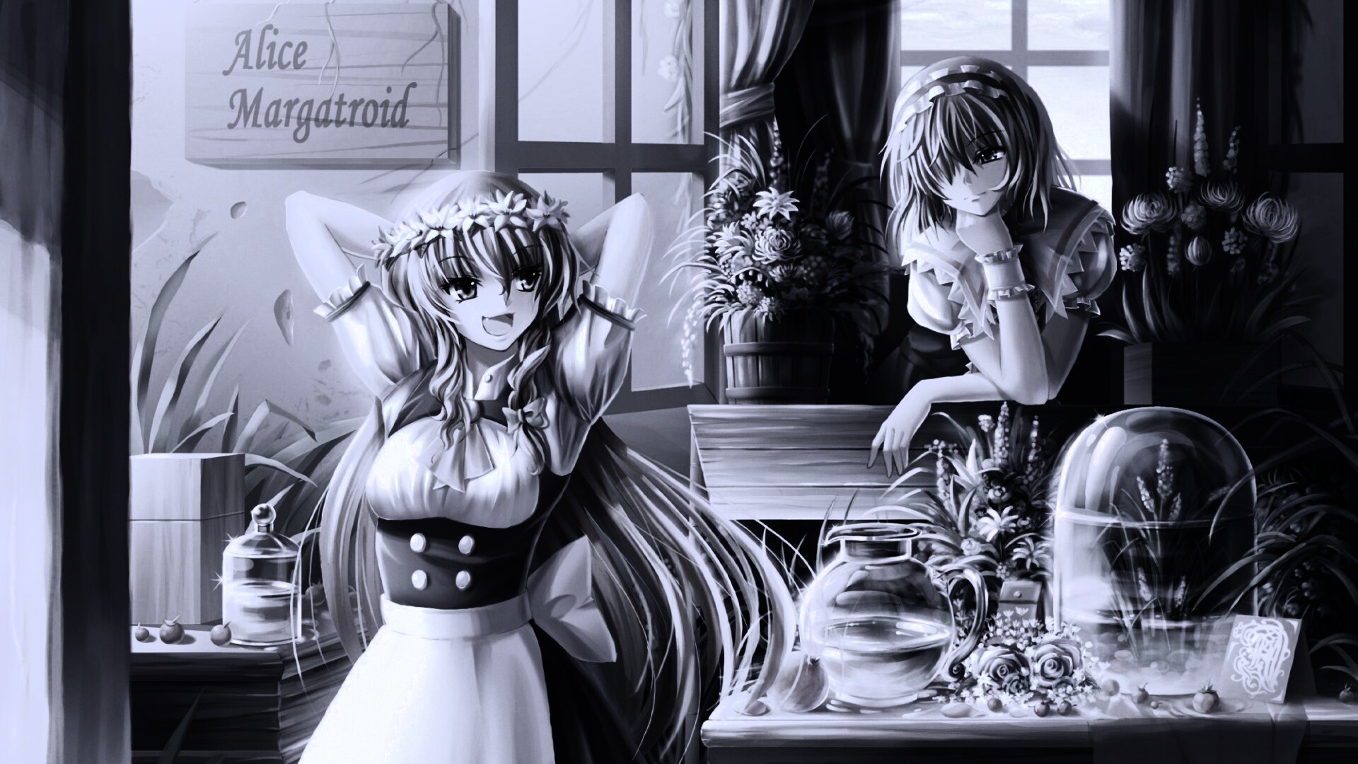 Анимешное утро обои