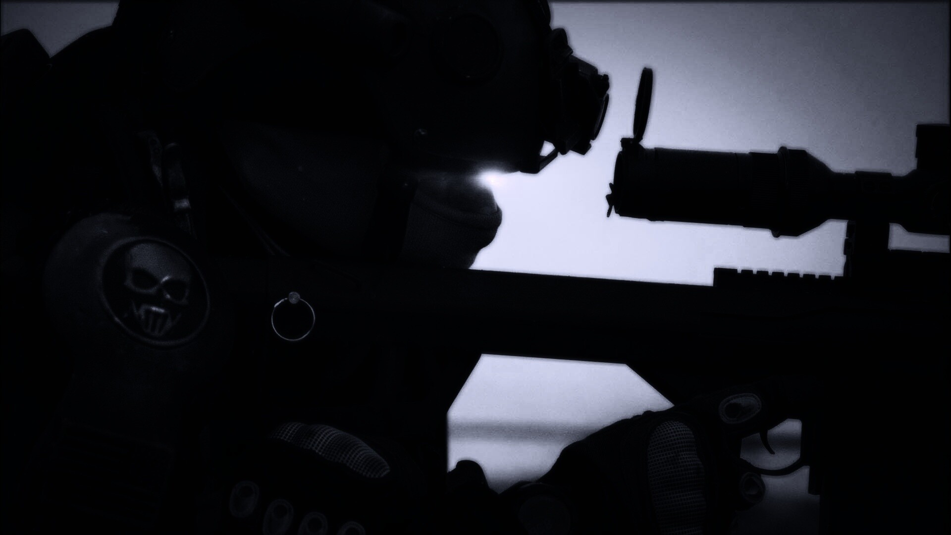 Снайпер за работой обои