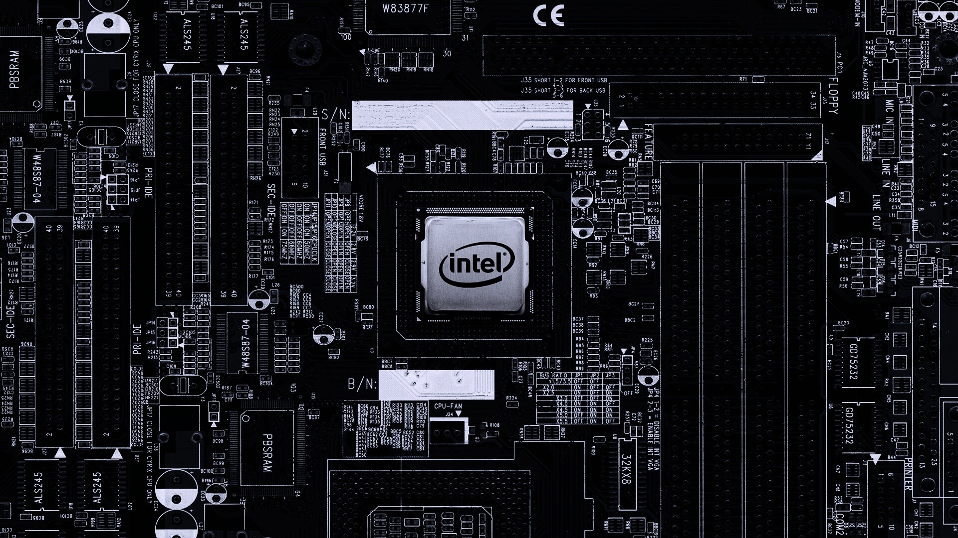 Процессор от Intel обои