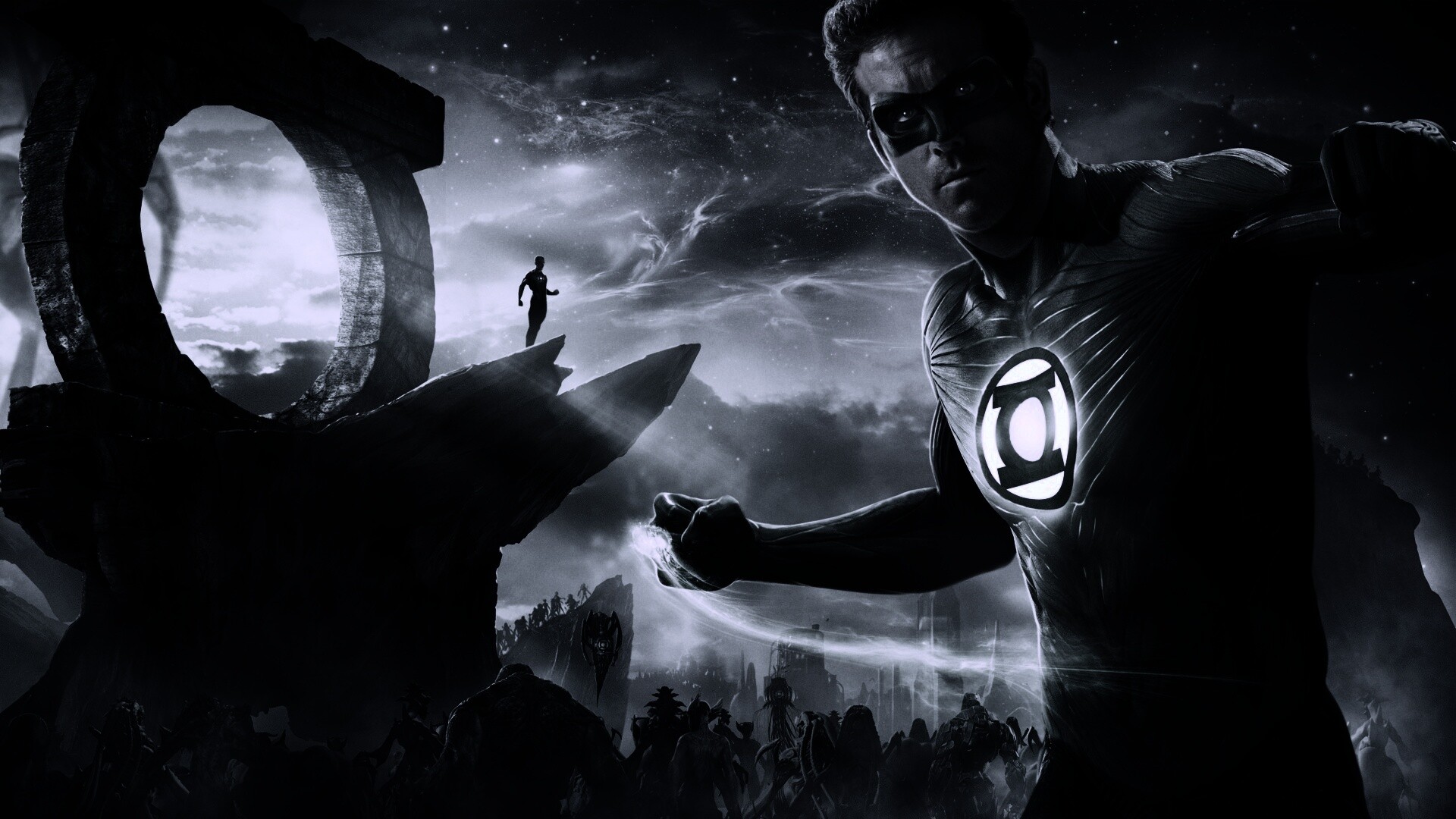 Зелёный фонарь обои