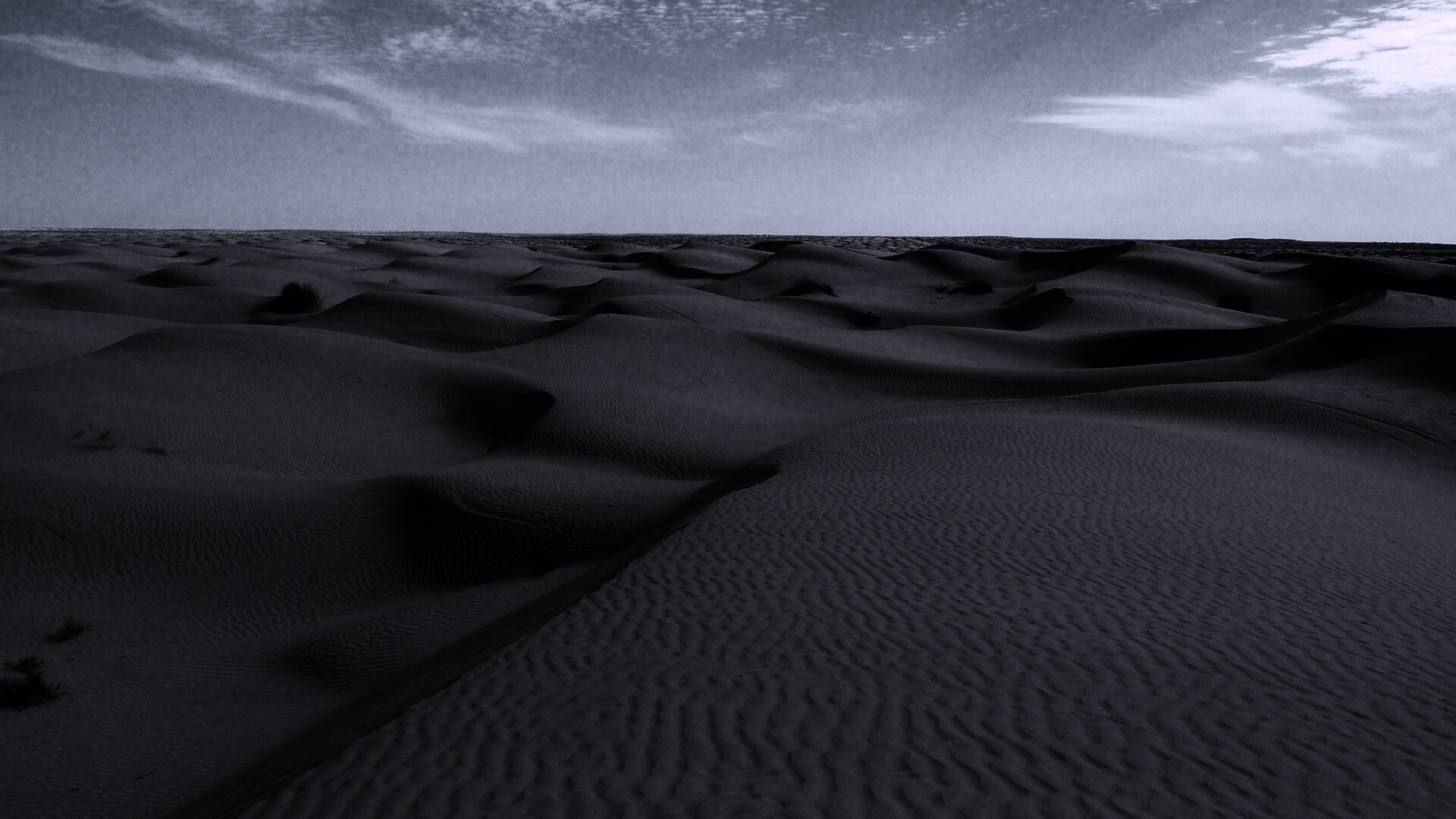 Пустыня до самого горизонта обои