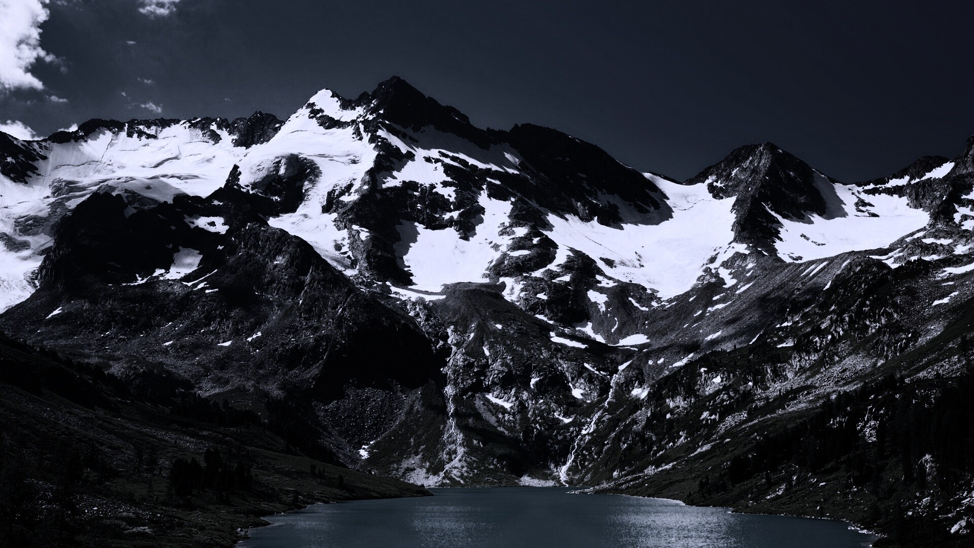 Горное озеро обои