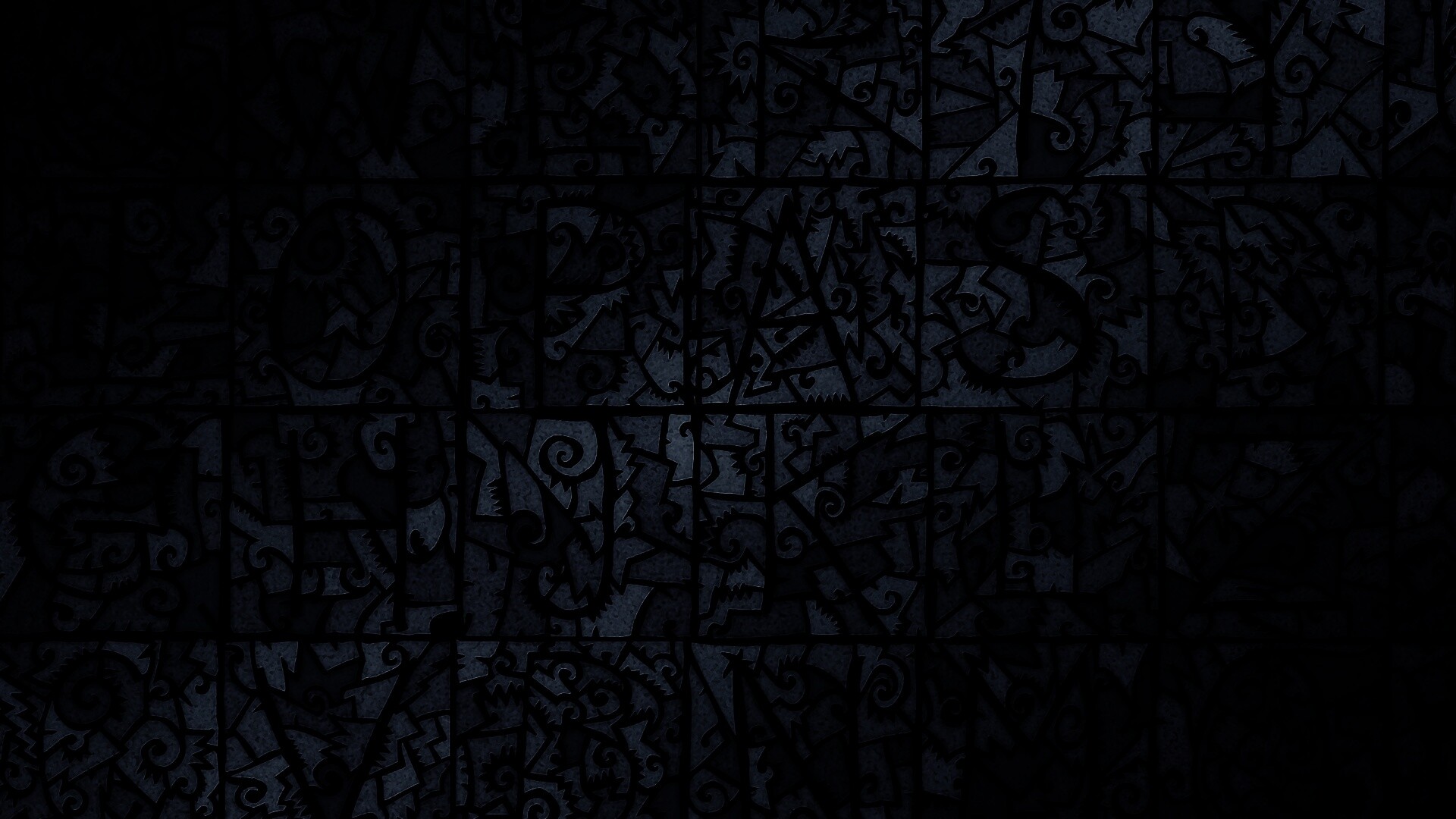 Витражные буквы обои