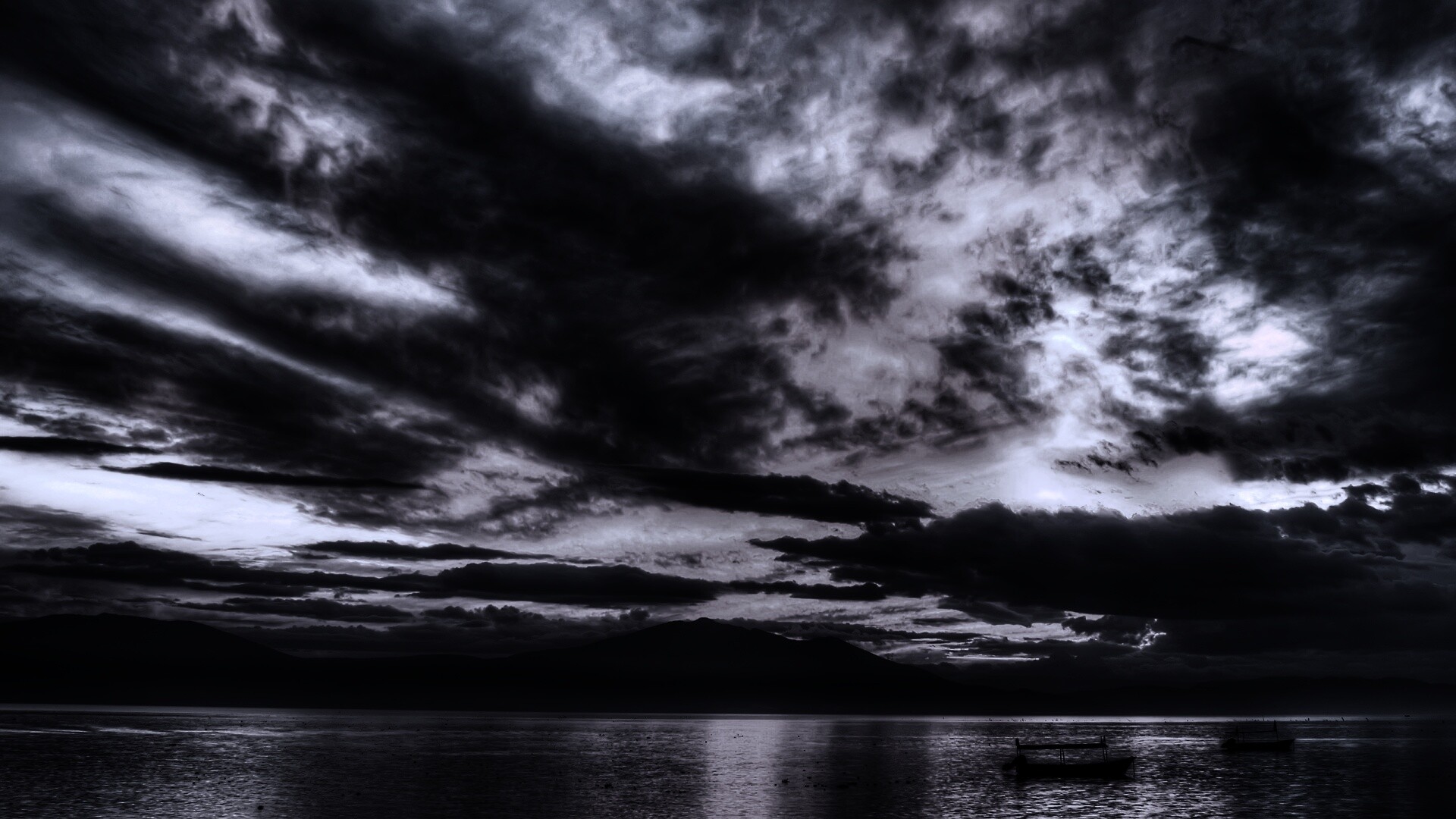 Мексика: лодки на озере обои