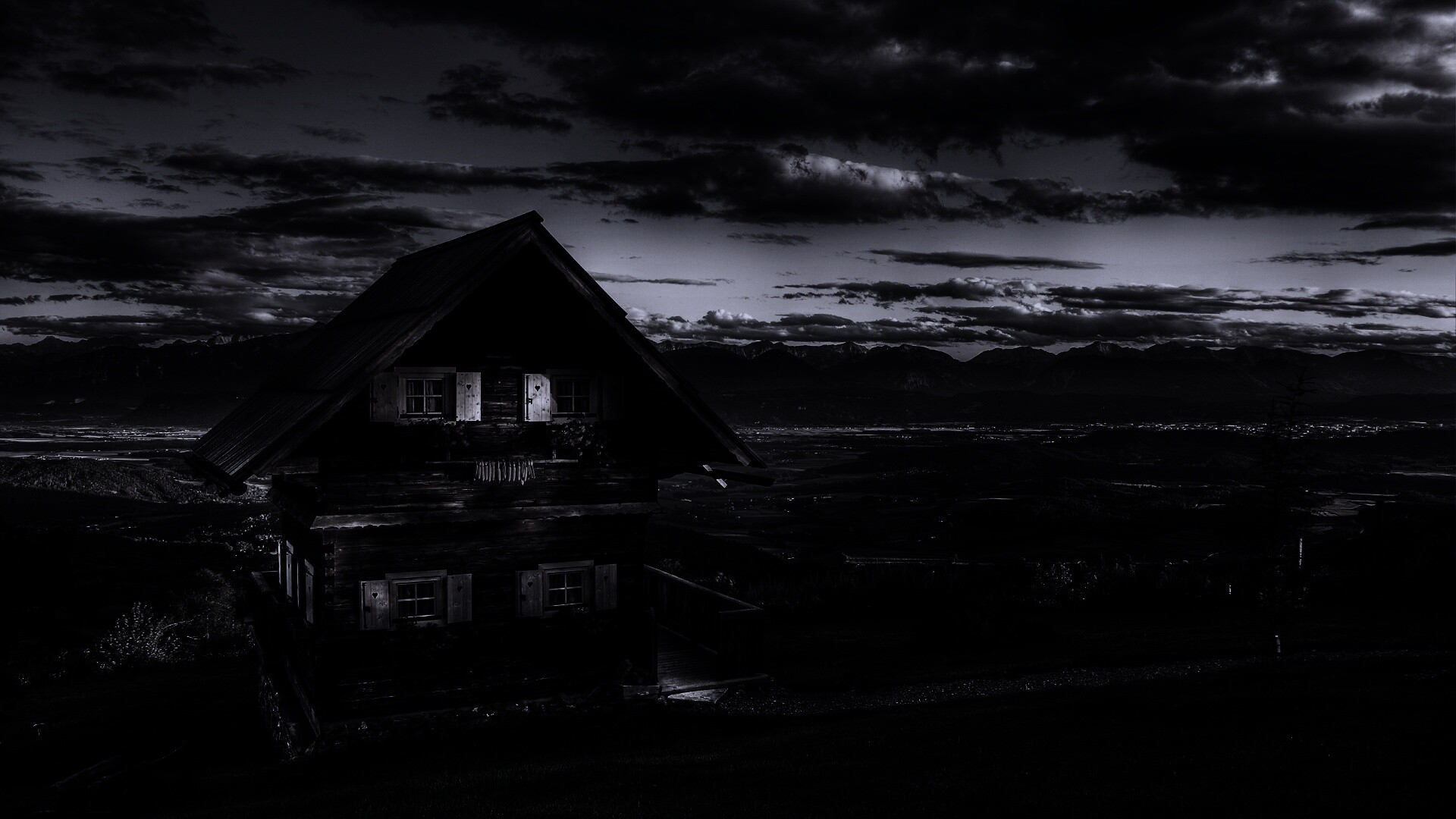 Старенький дом в Австрии обои