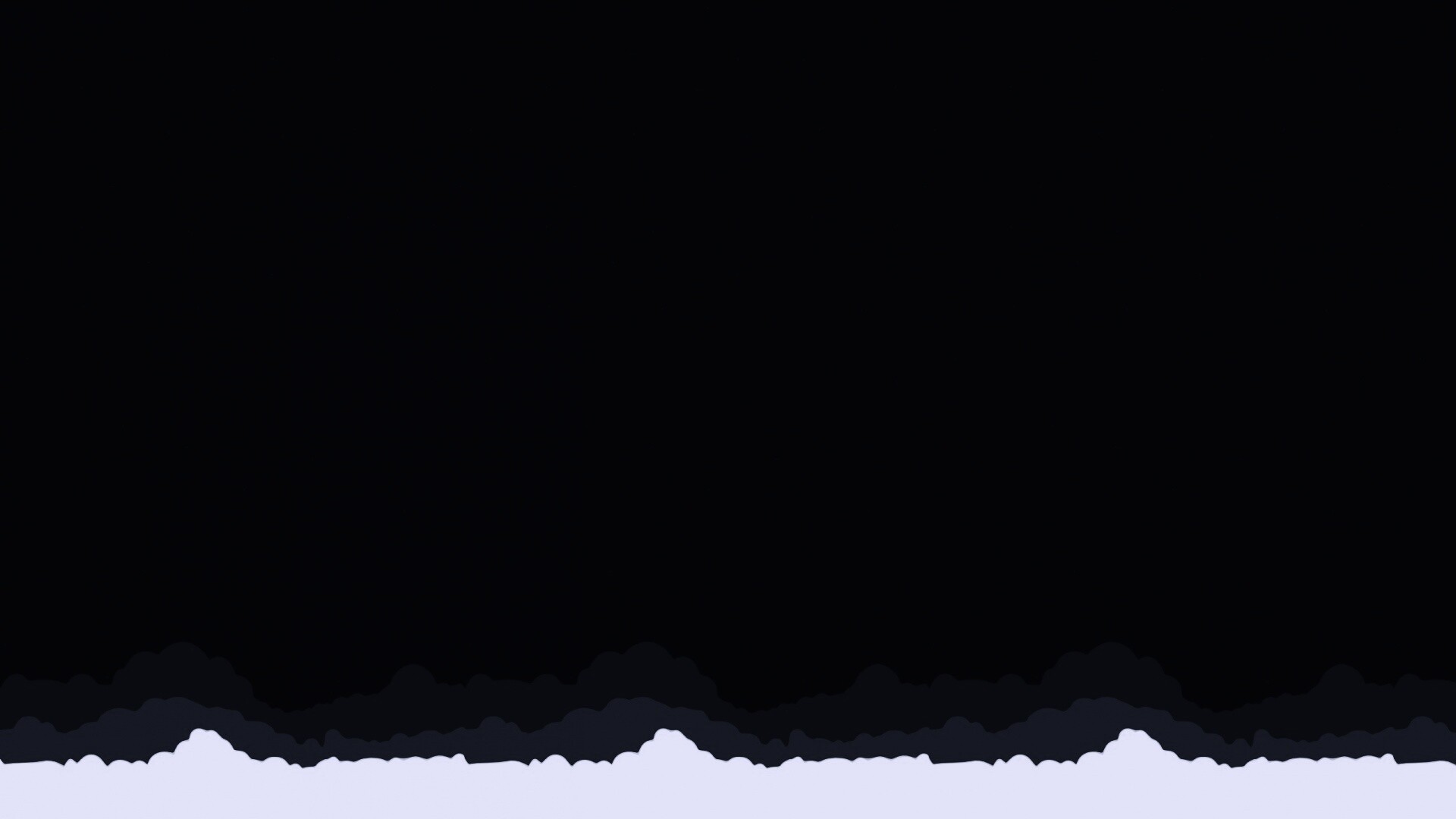 Над облаками в векторном стиле обои