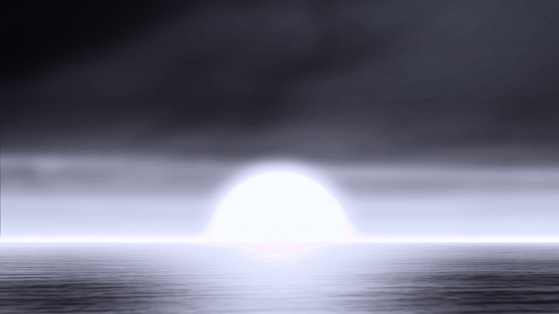 Нереальный закат обои