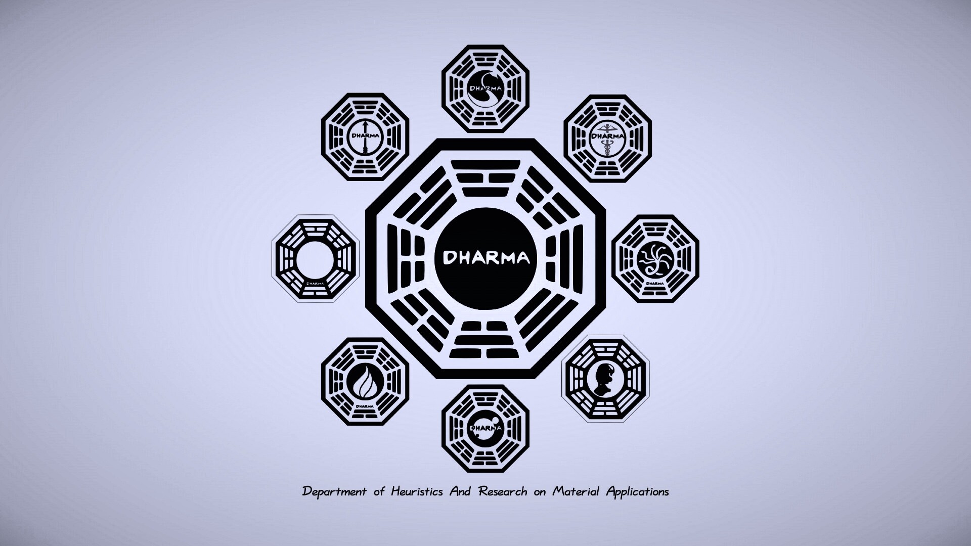 Логотипы станций Дхарма обои