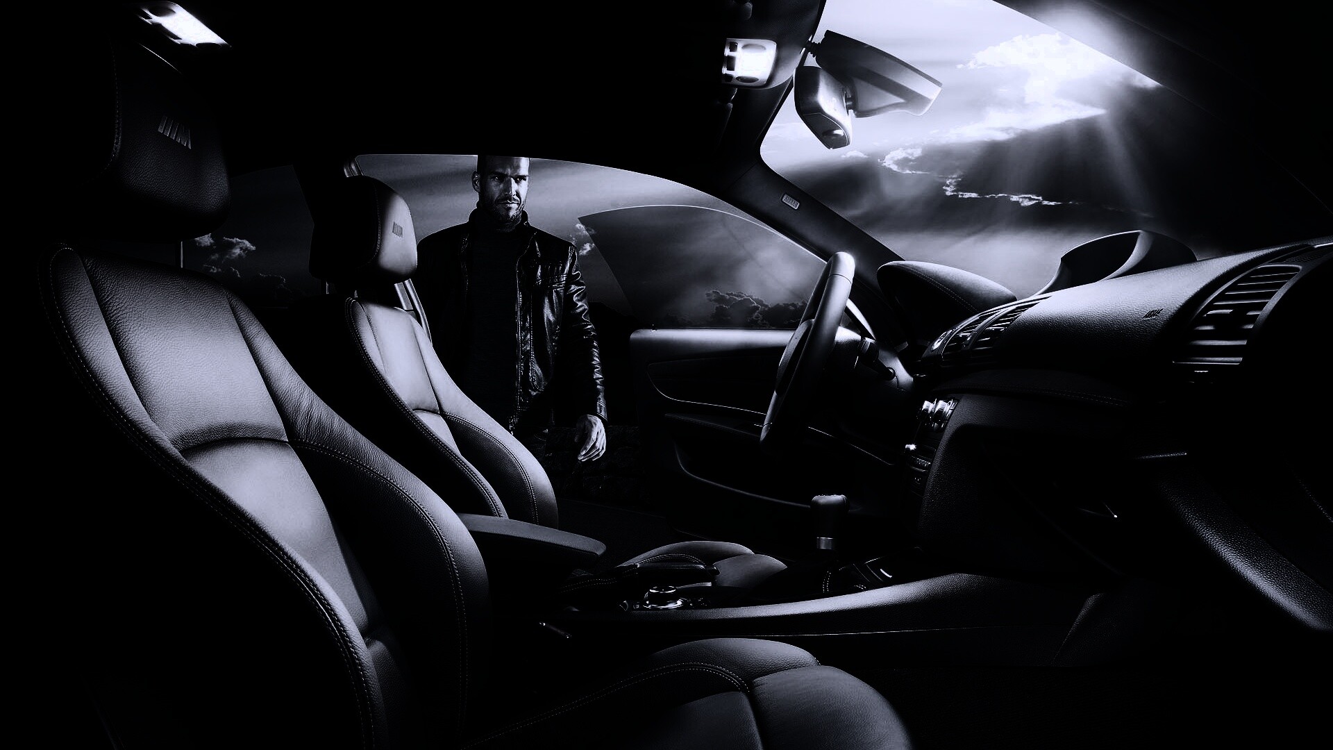 Салон автомобиля BMW обои